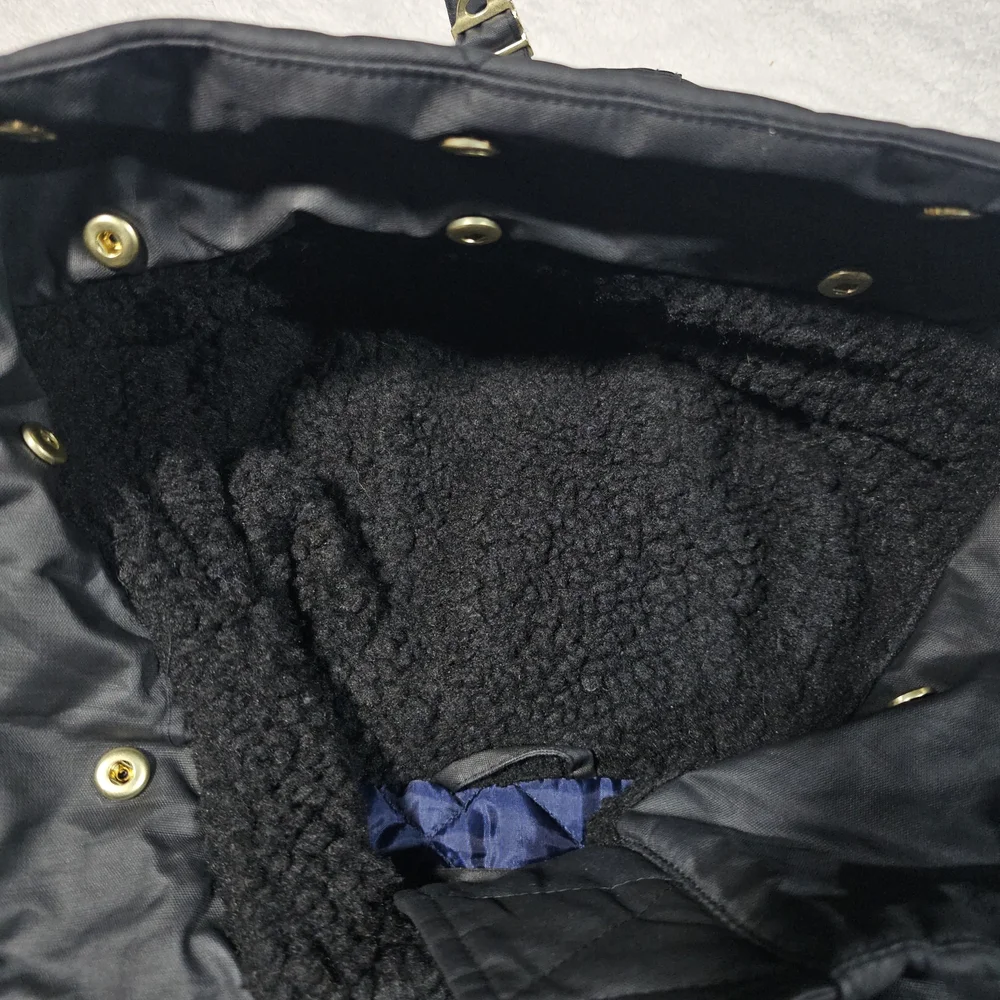 J. Crew Black Utility Hooded Jacket